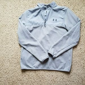 Men's half zip under armour fleece  pull over